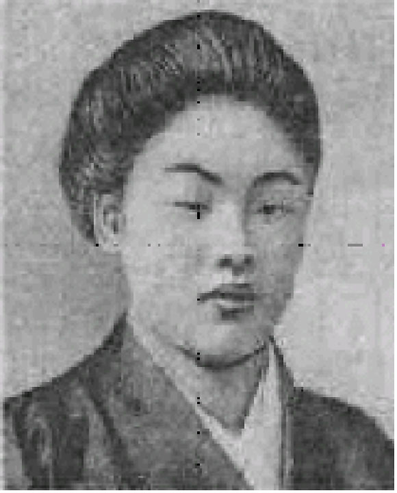 殉職した小野さつき訓導（遺徳顕彰会提供）