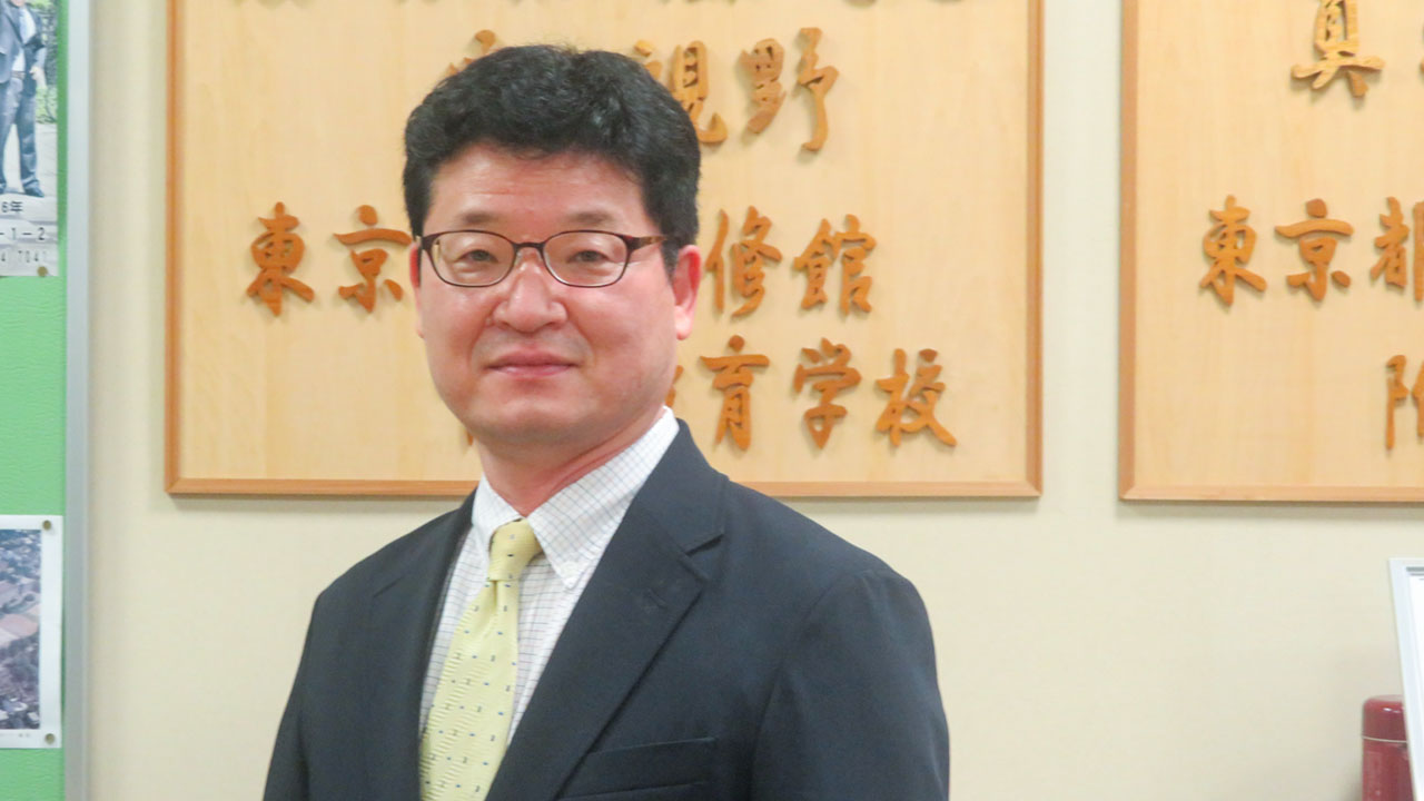 「困っている学校に寄り添うのが全高長の原点」と語る石崎校長