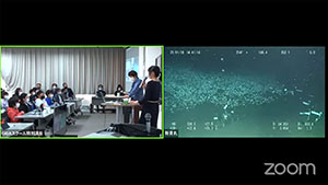 深海の魅力を教室からライブ映像で学ぶ GIGA特別講座を実施