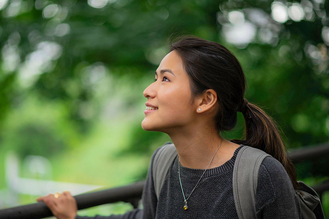 いろいろな体験をしながら、やりたいことを見つけてほしいと語る（本人提供）