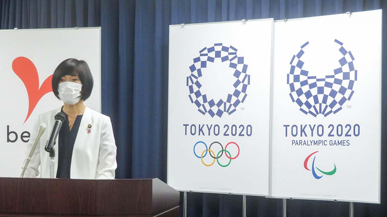オリパラ教育の意義について話す丸川オリパラ担当相
