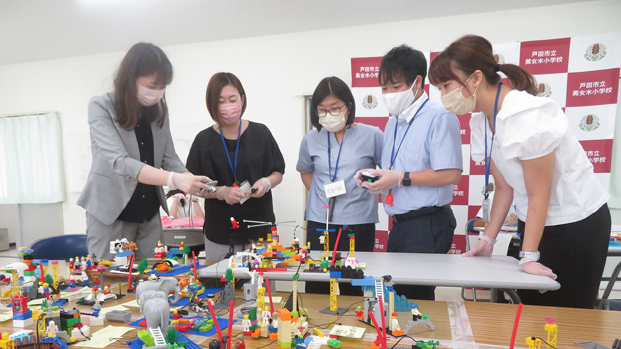 レゴブロックで対話型の教員研修 学校の最上位目的を共有