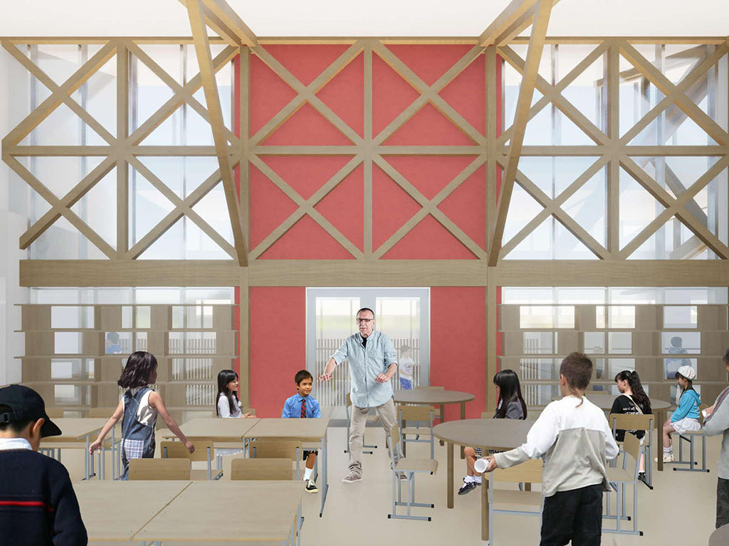 北海道安平町に義務教育学校開校 チームラボがデザイン