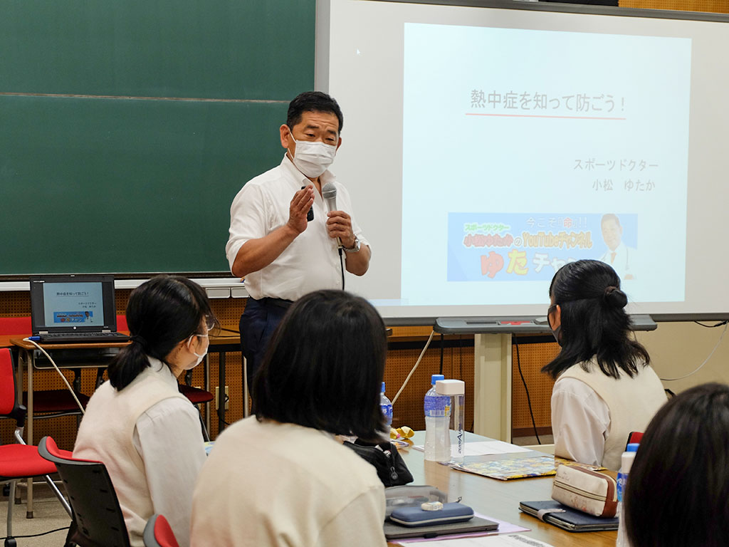 夏本番を前に熱中症対策を学ぶ 医師が中学生に出前授業
