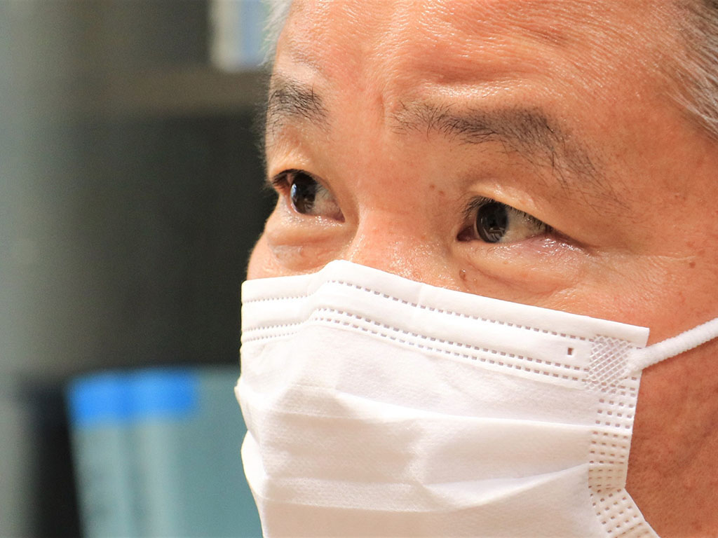教員の仕事について「これほど楽しめる仕事はない」と語る