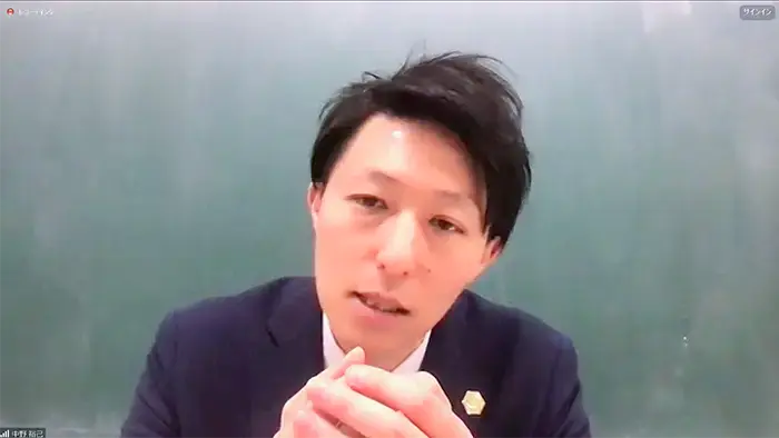 対話型授業の「土台づくり」について語る＝オンラインで取材