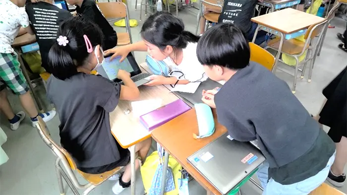 夢中になって目を輝かせる子どもたち 「個別最適な学び」と「協働的な学び」を実現する学校づくりを通して 名古屋市立山吹小学校