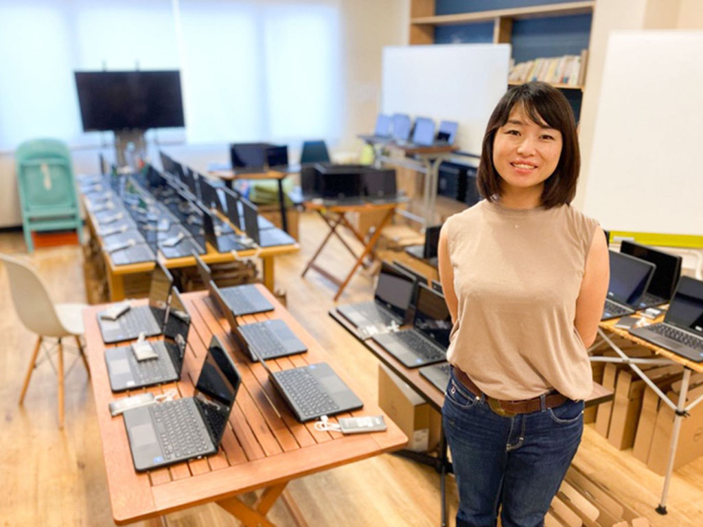 3月からキッカケプログラム『奨学PC』として、パソコン&Wi-Fiの無償貸与とオンライン支援も行っている