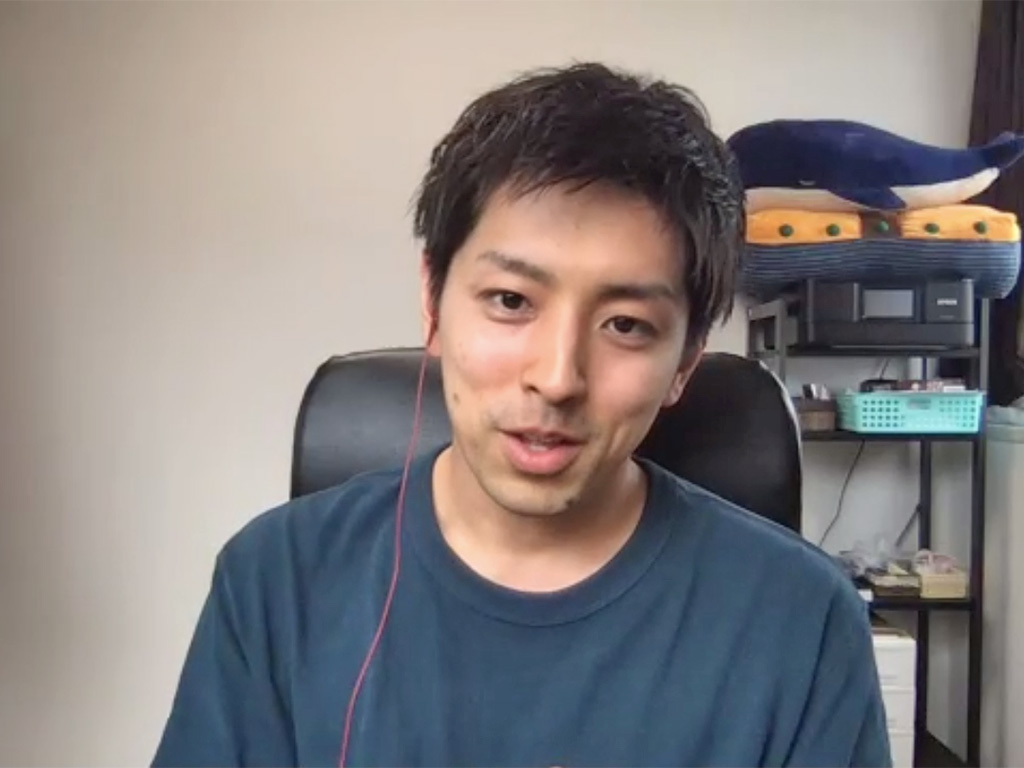 自身の授業動画を活用した授業案について話した葉一氏