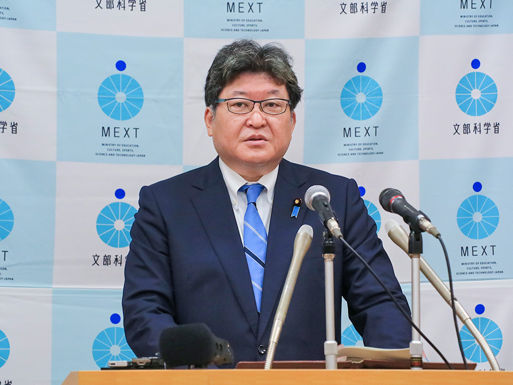「教育改革は継続を」と萩生田文科相 安倍首相の辞意受け