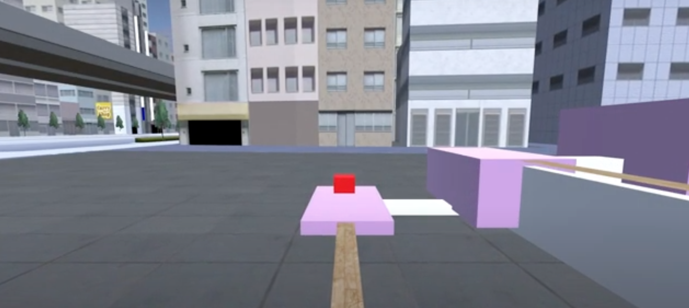 VRコンテンツの画面