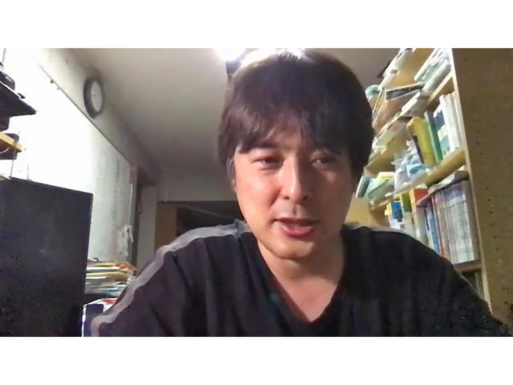 「総合」を皮切りにPBLの実践を積み重ねていった朝倉教頭（Zoomで取材