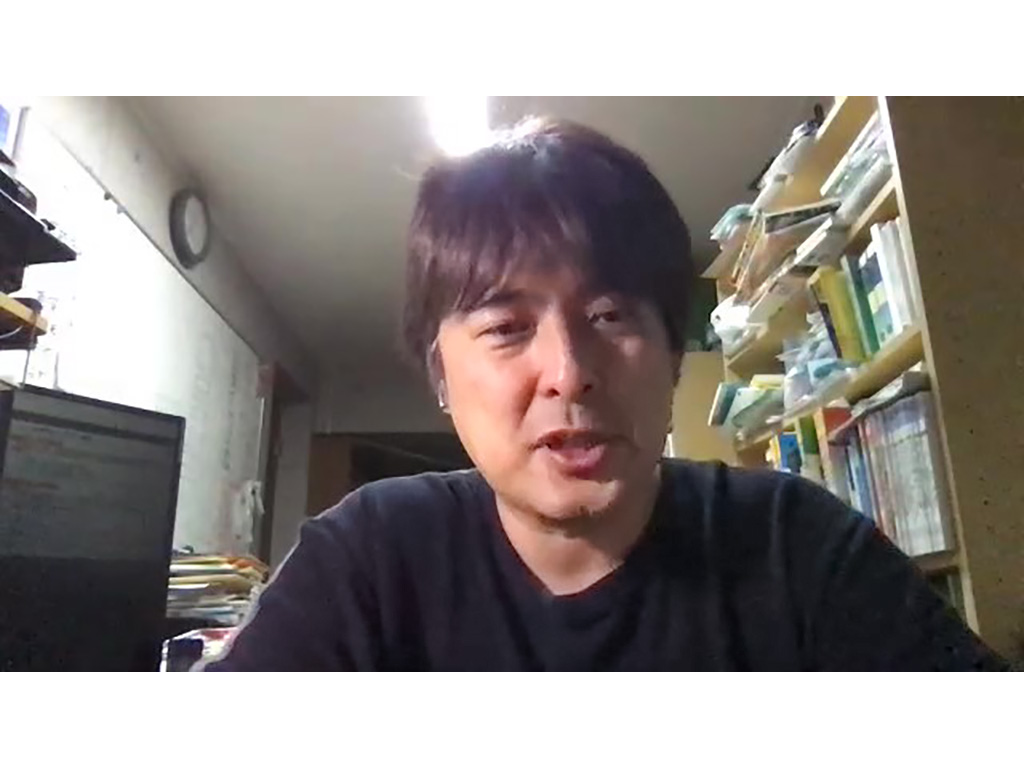 新型コロナウイルスへの対応で、学校現場の大きな変化を感じていると話す朝倉教頭（Zoomで取材）