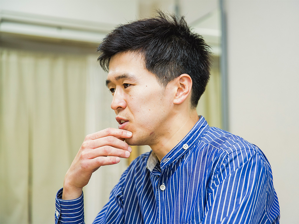 新人時代の挫折がきっかけと語る二川教諭