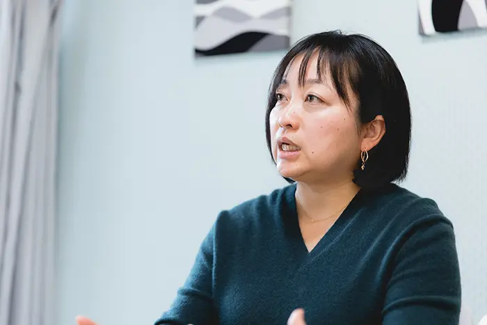 「公立校に広がってほしい」と力を込めて話す＝撮影:市川五月