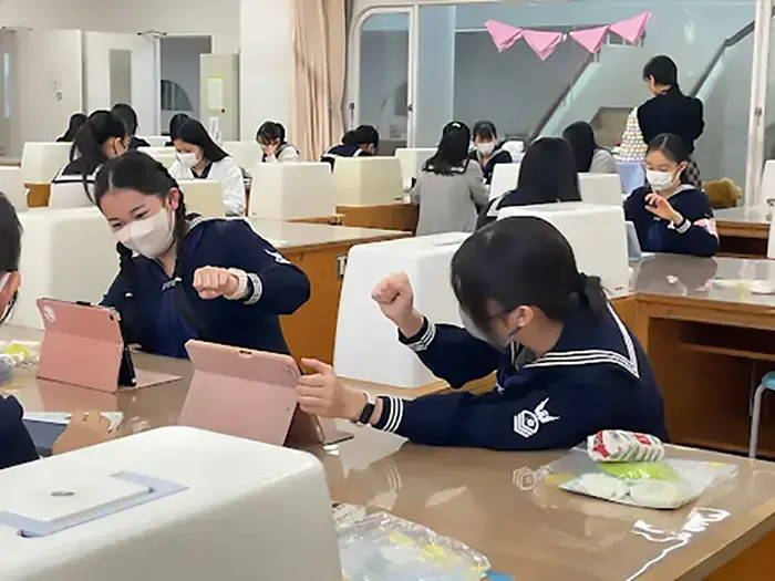 生成AIを活用した授業の様子