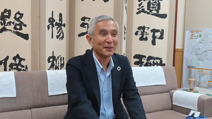 長沼氏は教育の最上位の目的は「人が幸せに生きるため」だと語る＝撮影：藤井孝良