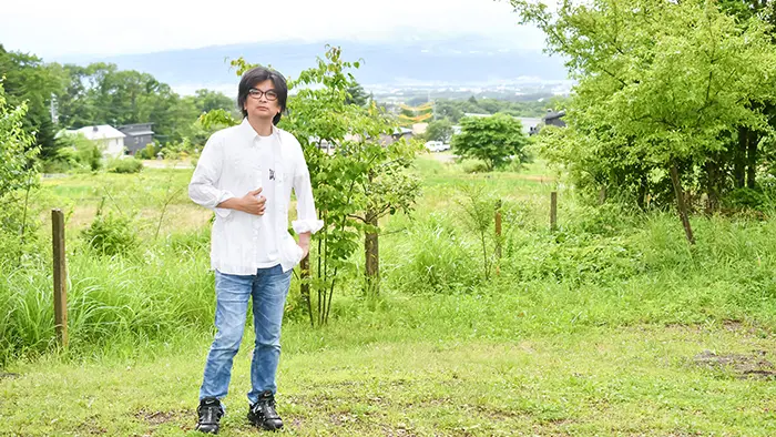 2018年に開園したサムエル幼稚園の敷地から。眼下に佐久盆地を望む＝撮影：宮島折恵