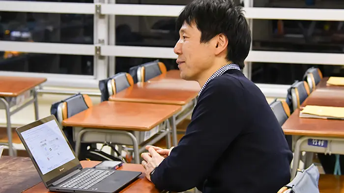 校務DXで教員一人ひとりの動きをイメージした時間管理スキルが向上した＝撮影：宮島折恵