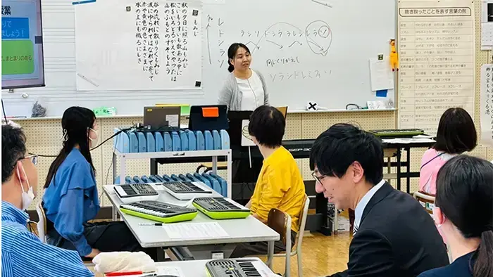 音楽専科・廣井教諭の「音楽で人も学級もパワーアップ」研