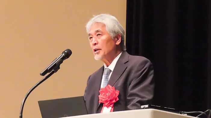 人類の教育の原点は協働 全高長総会で山極壽一氏が講演