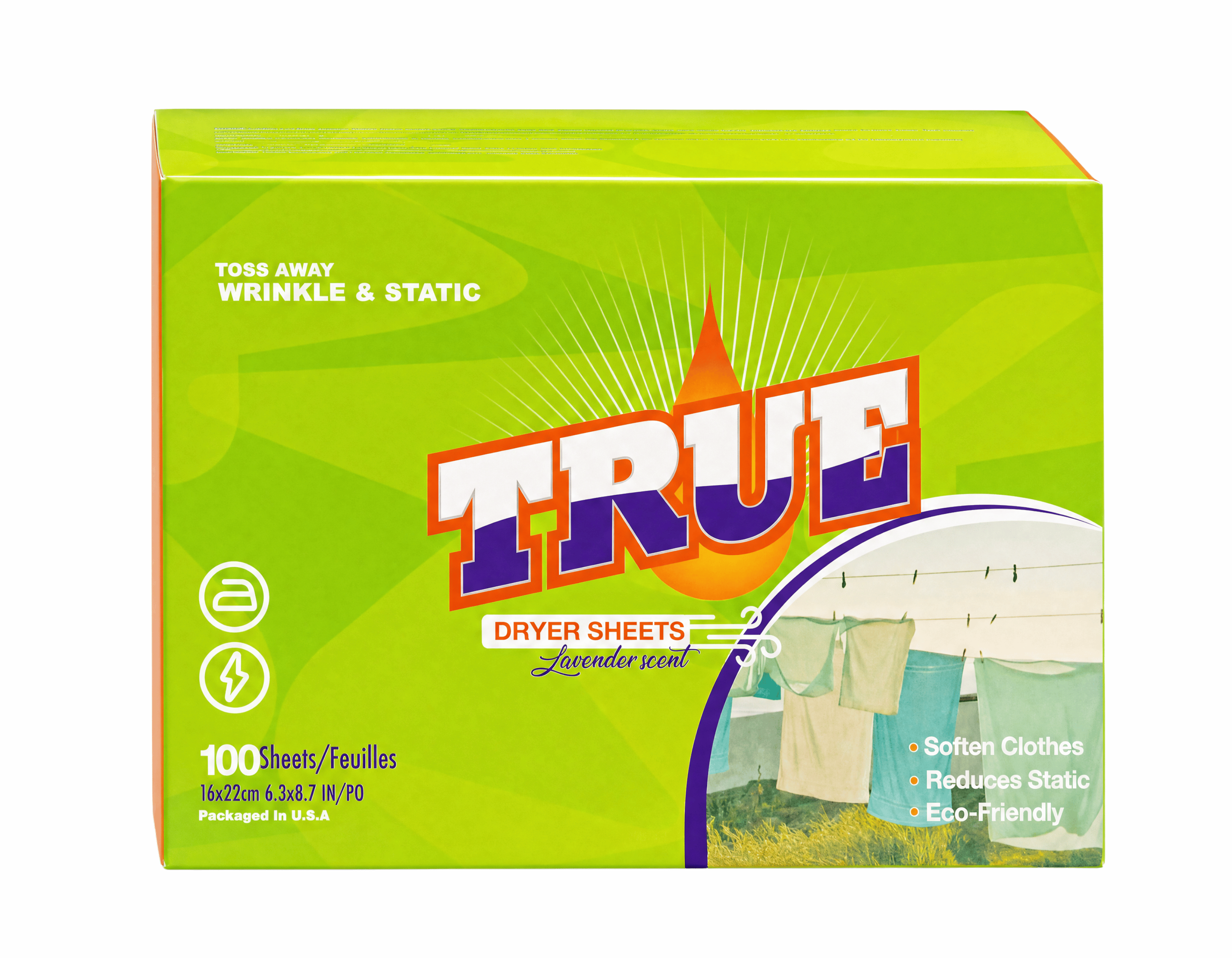 True Dryer Sheets: 100 Count