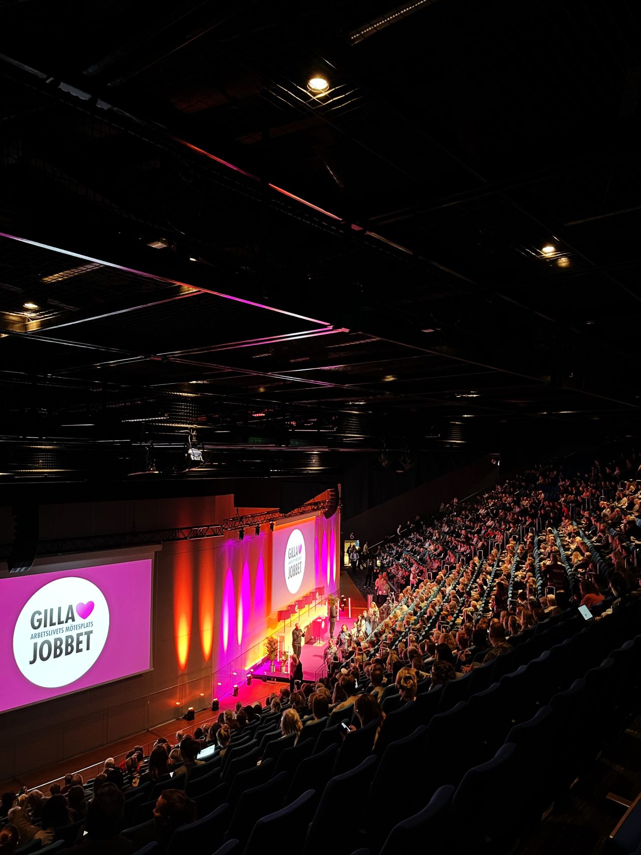 Bild som visar en Gilla Jobbet skylt