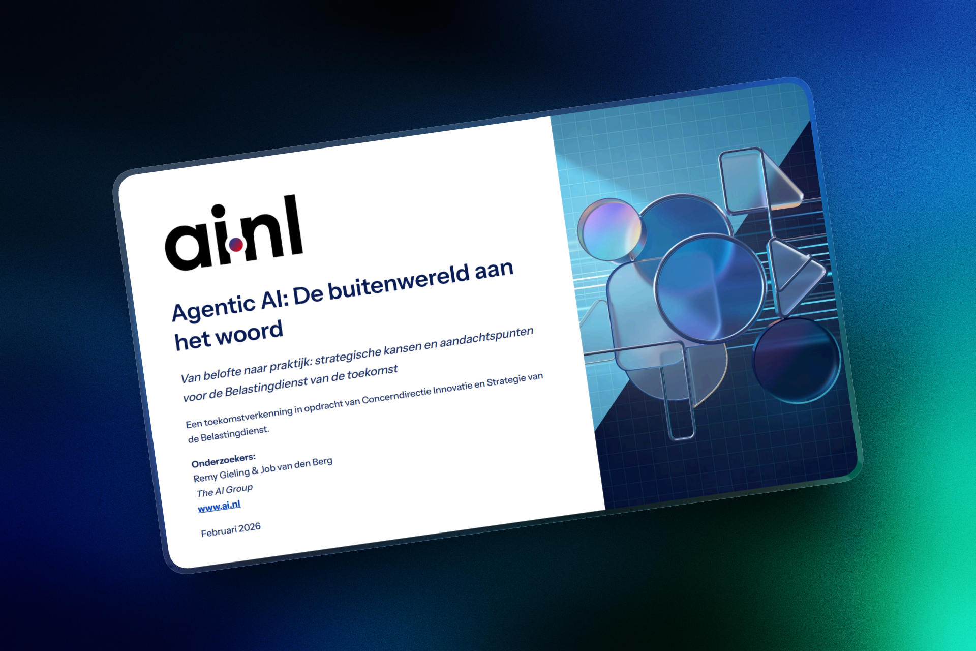 Niet blind rennen, niet stilzitten; de lessen uit ons Belastingdienst-onderzoek over Agentic AI