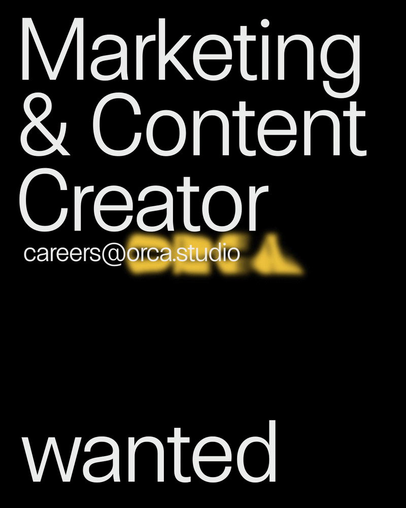We're Hiring: Marketing & Content Creator