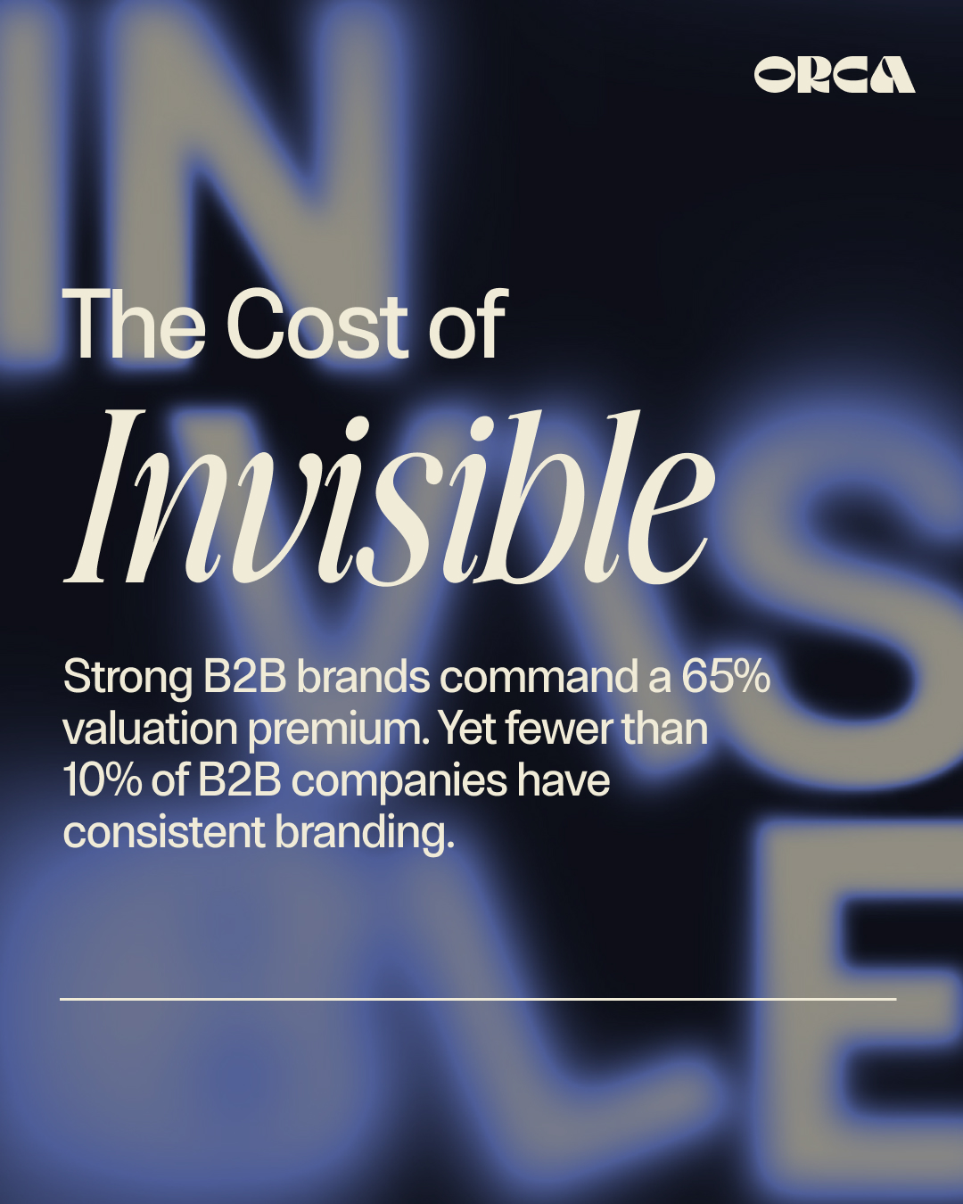 The Cost of Invisible