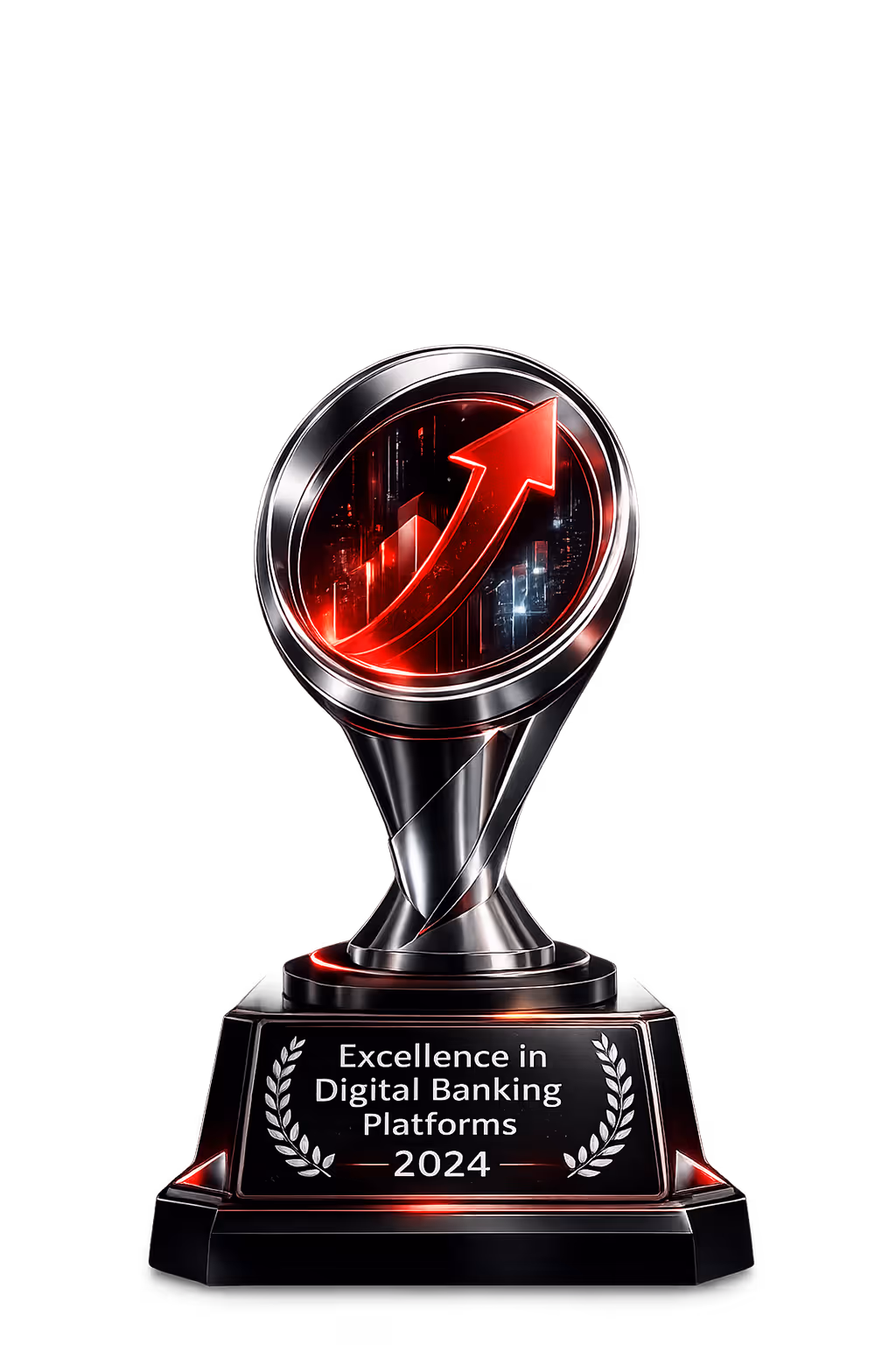 Gold medal with red ribbons reading 'Vericash Best Financial Services Platform Africa 2025' against a red background with text 'Honored to receive the Global Financial Market Review Award'.