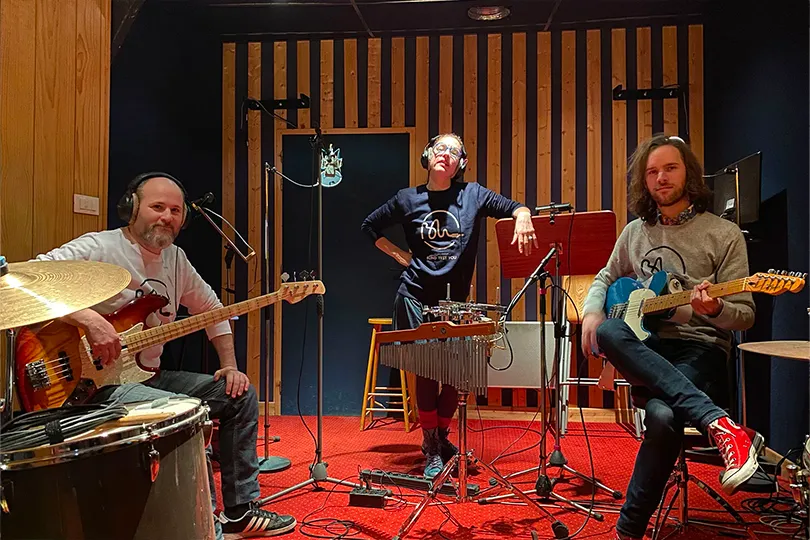 Musiciens lors d'une animation Blind Test You à distance