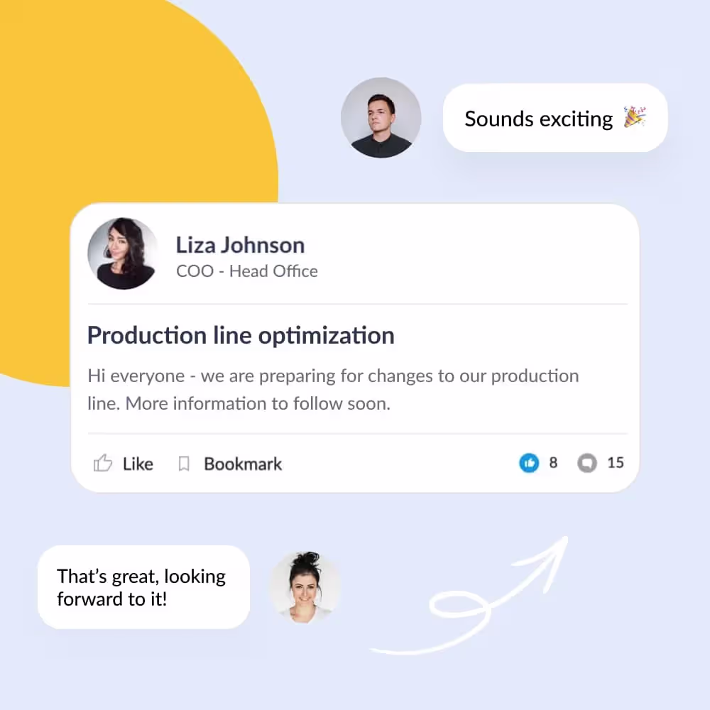 Engaging Social Intranet Software - manufacturing