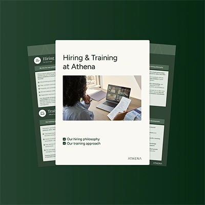 How Athena Selects the Top 1% — and Trains Them to Hit the Ground Running