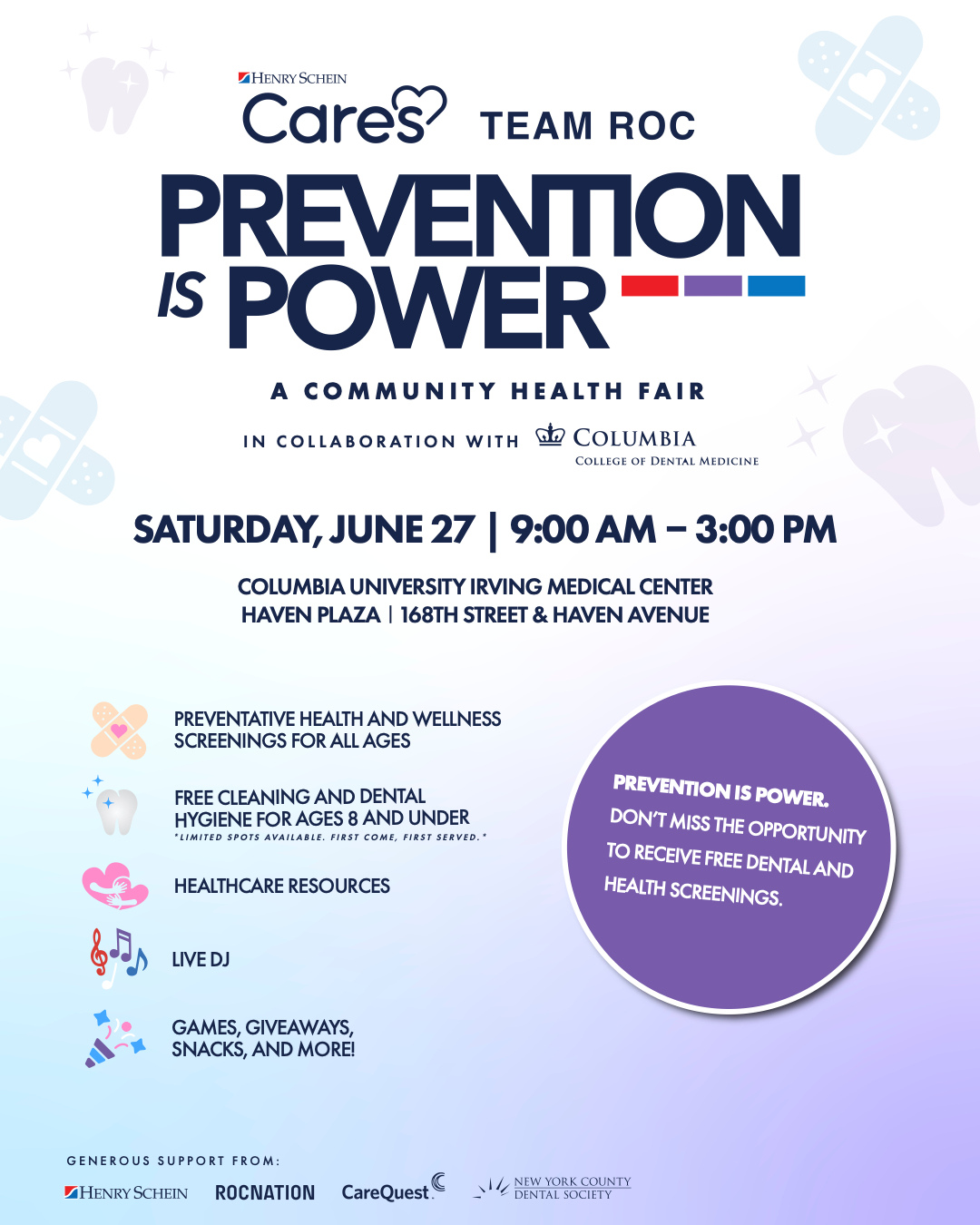 Prevention is Power: A Community Health Fair