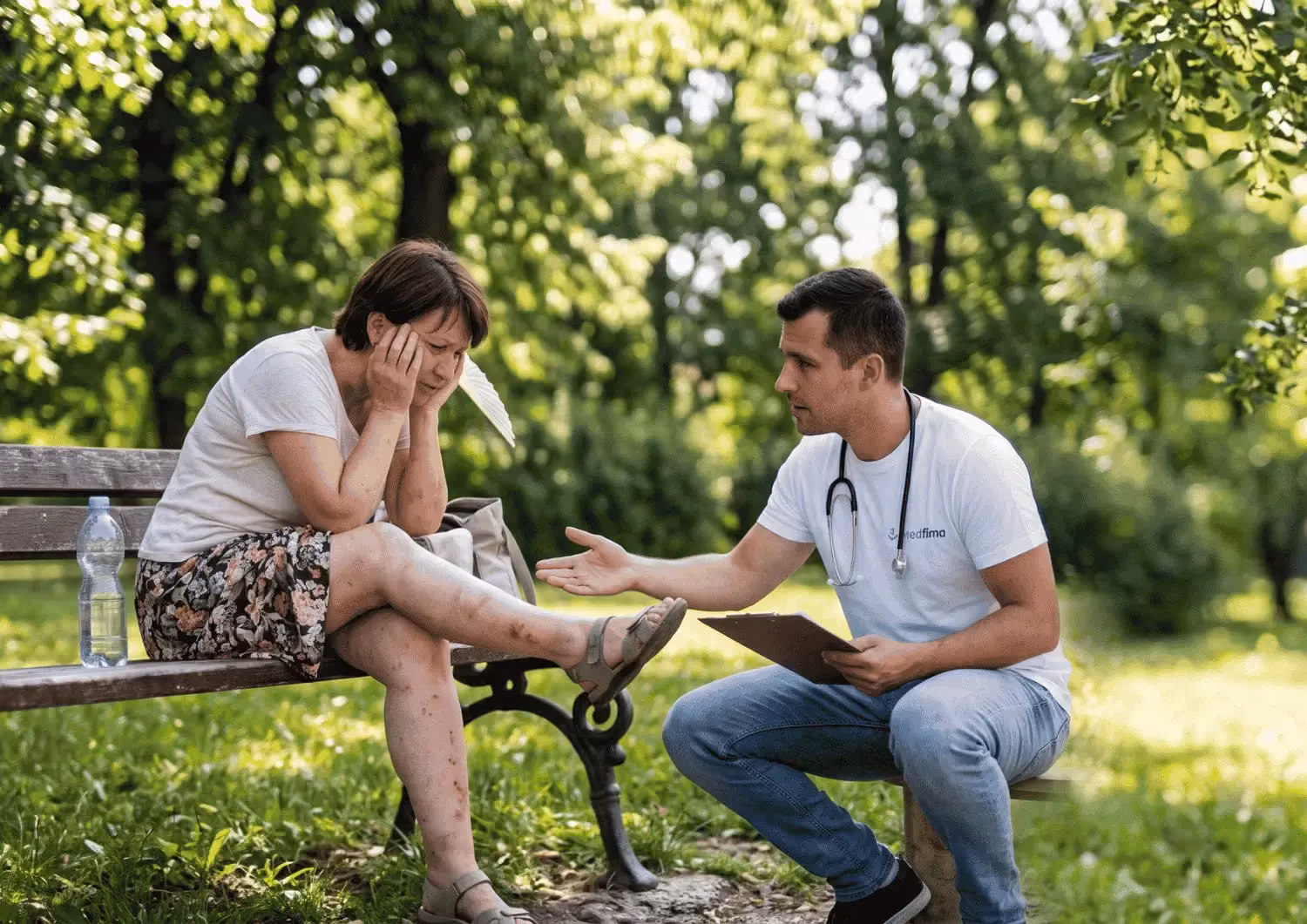 Oteklé nohy z horka. Proč jen čistá voda nestačí a kdy už jde o zdraví?