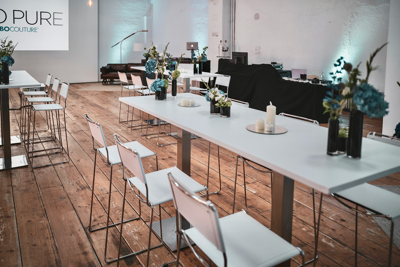 Setup für Networking & Corporate Hospitality in der Eventlocation München