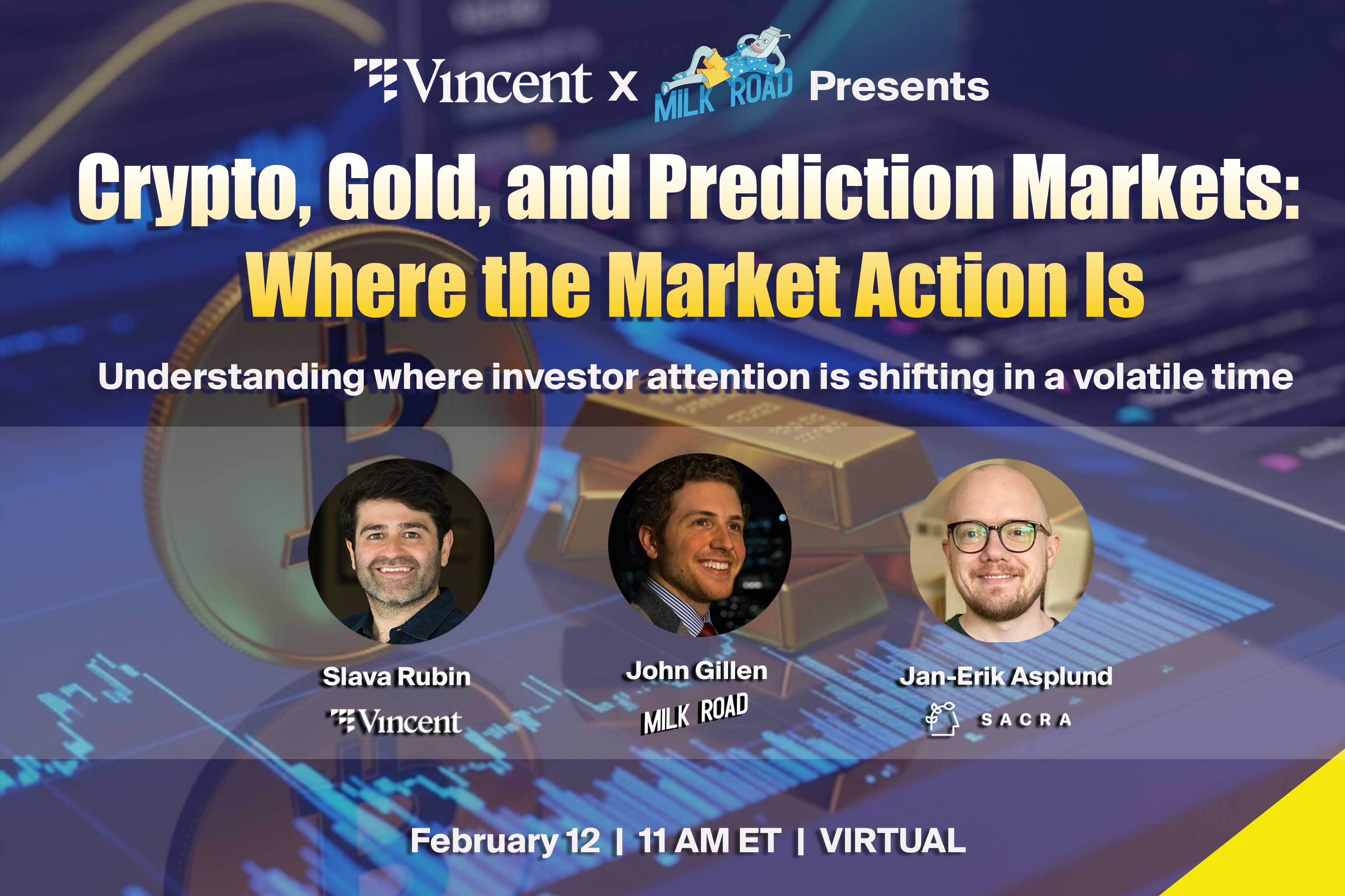 Crypto, Gold, and Prediction Markets
