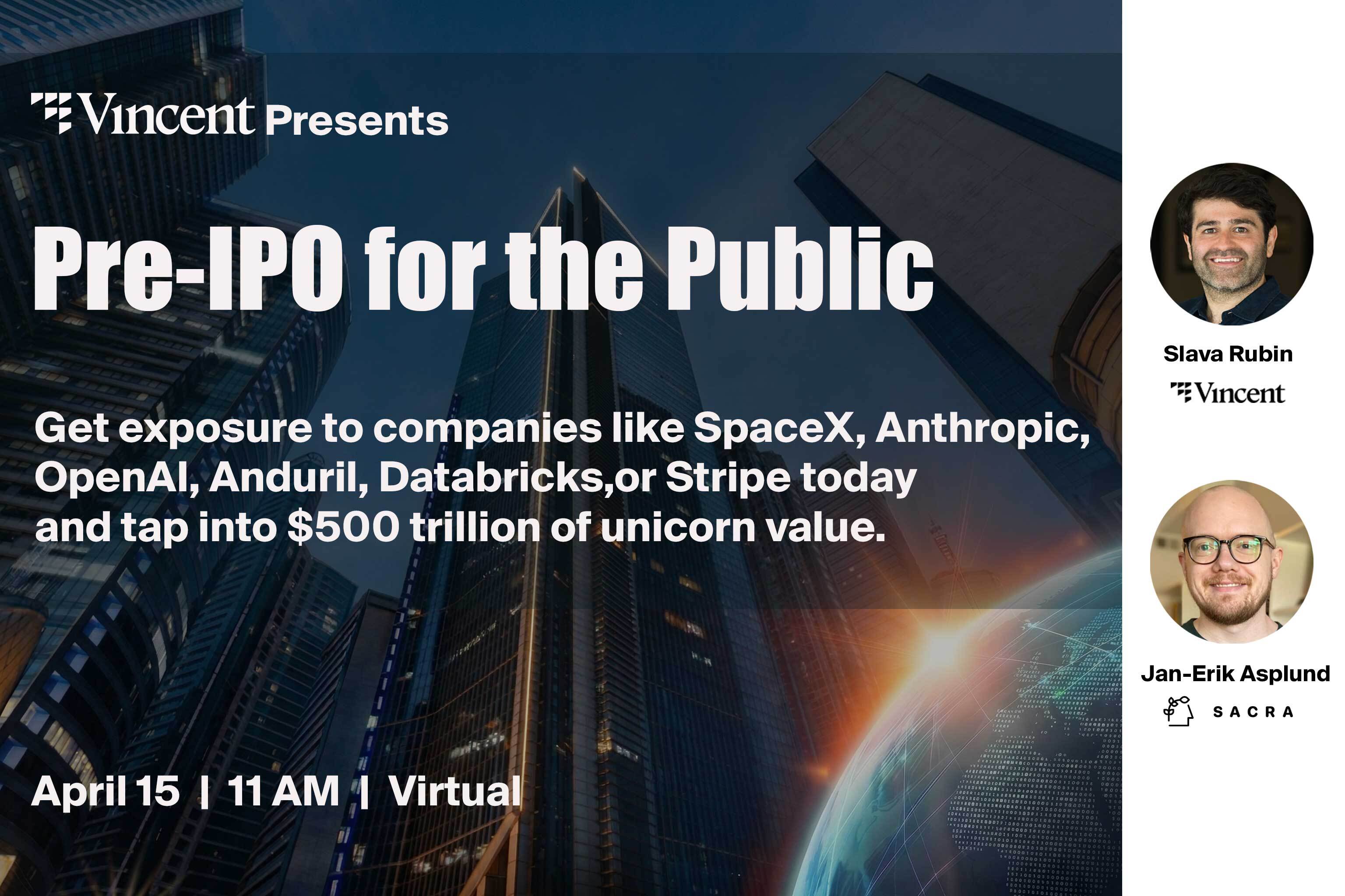 Investor Briefing: Pre-IPO for the Public