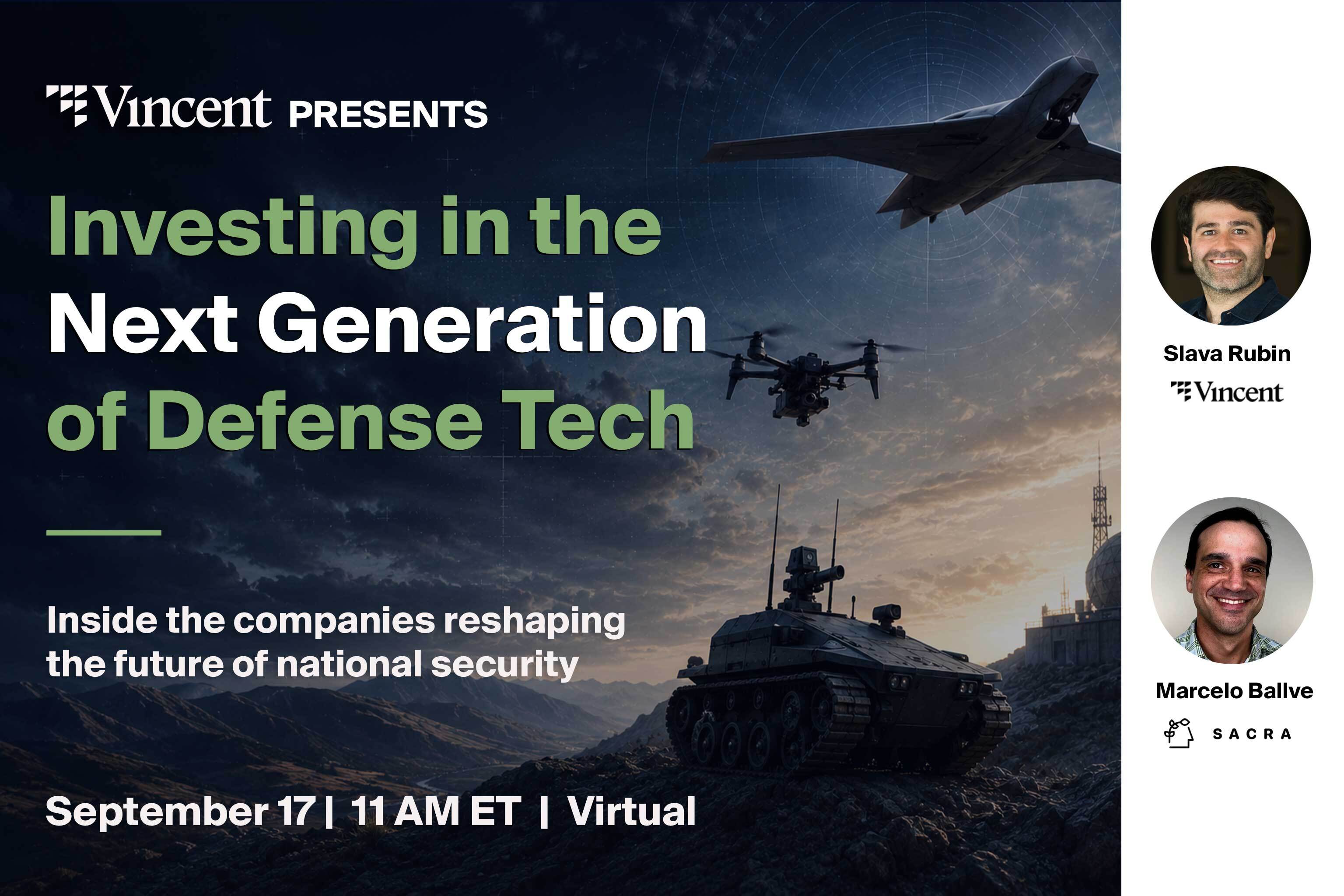 Investor Briefing: Next Gen Defense Tech