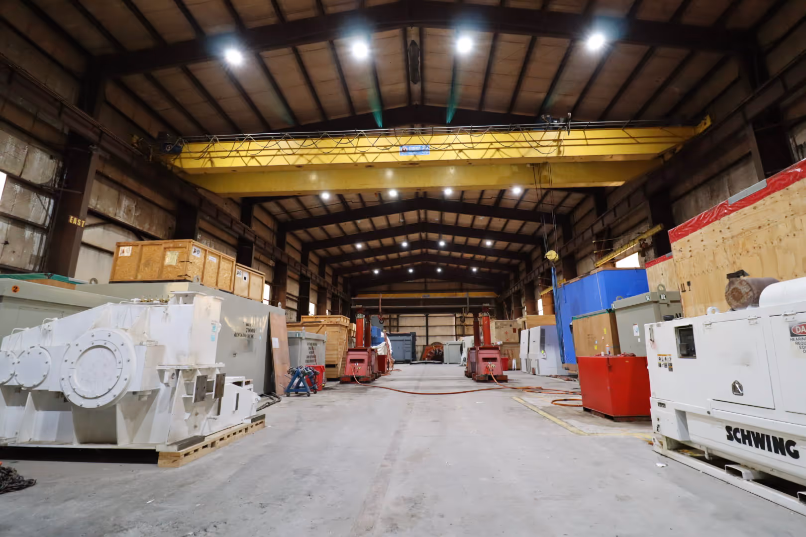 The interior of Owensboro's warehouse