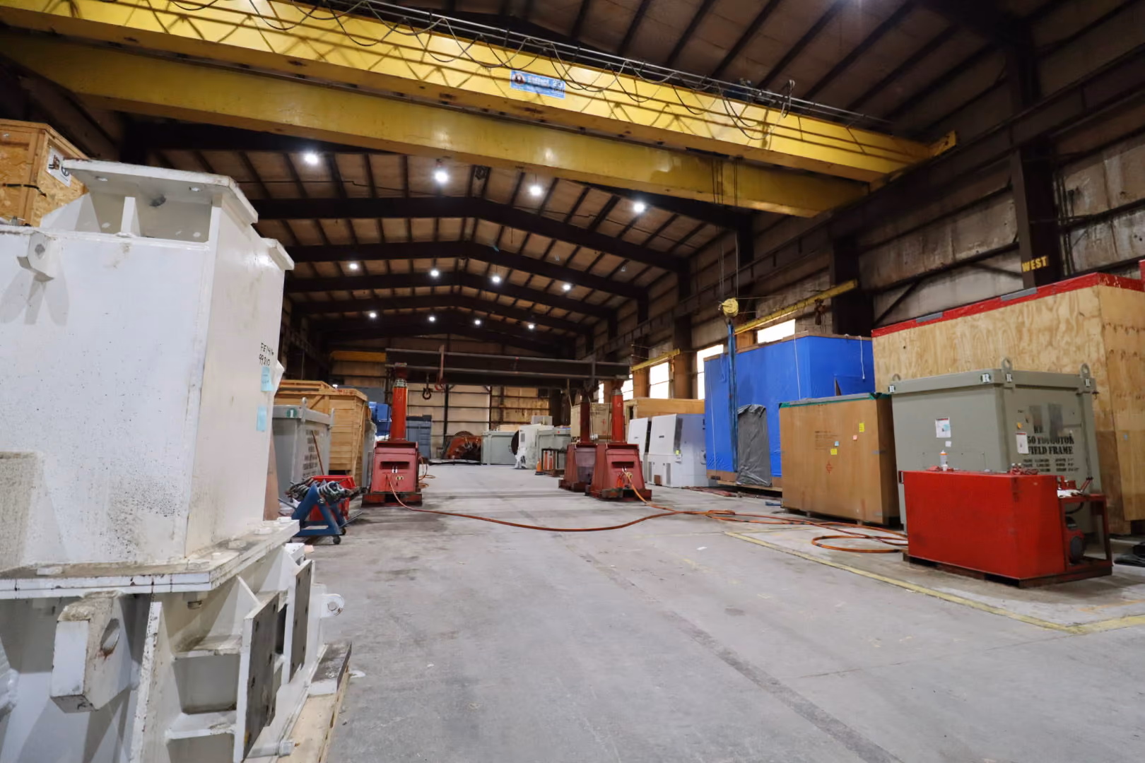 Interior photo of Owensboro's warehouse