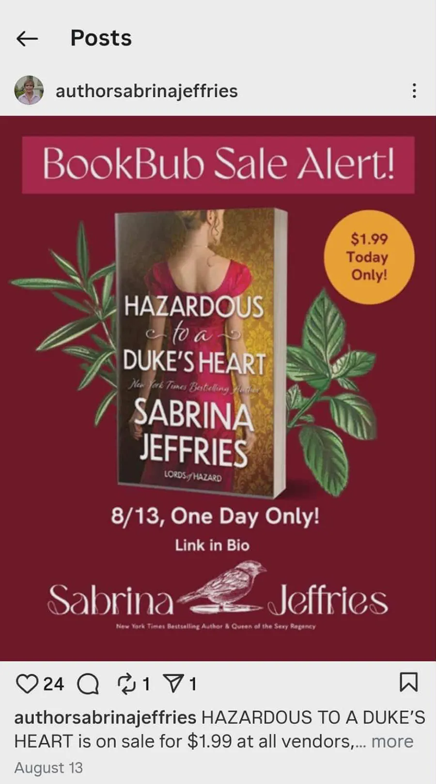 Instagram post using the provided Canva template