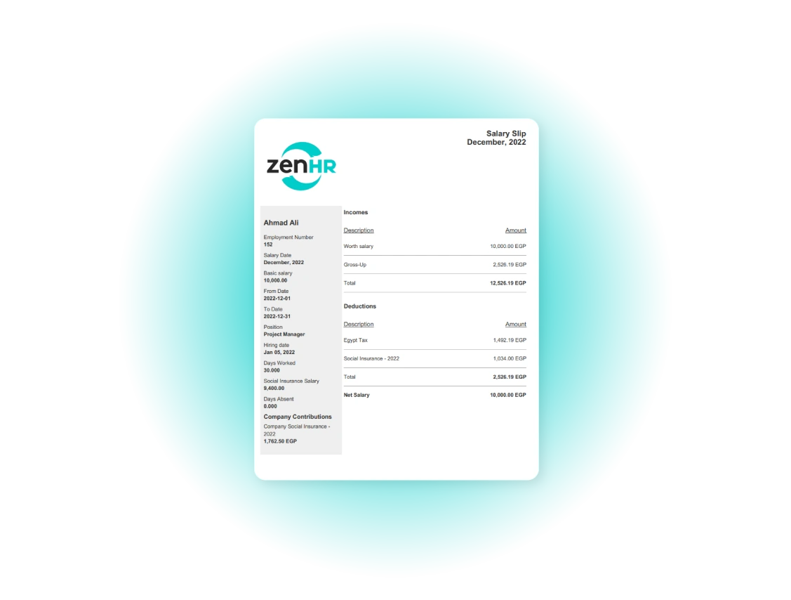 Gross-Up Salary Calculator (Egypt localization)