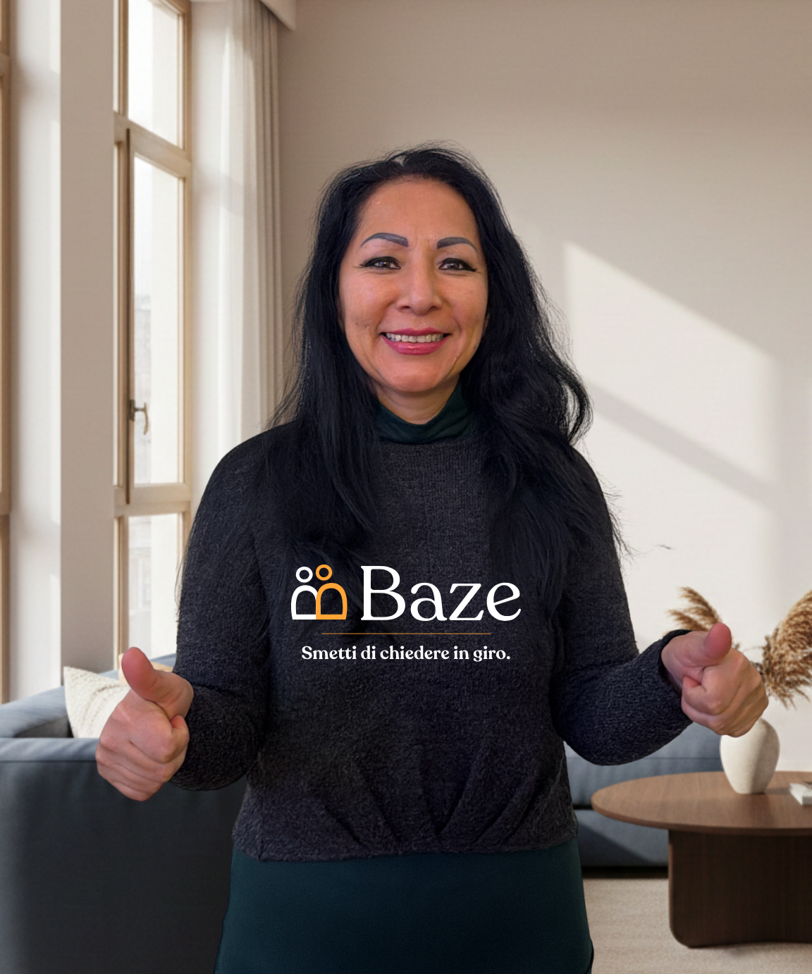 Anacarina, collaboratrice domestica Baze