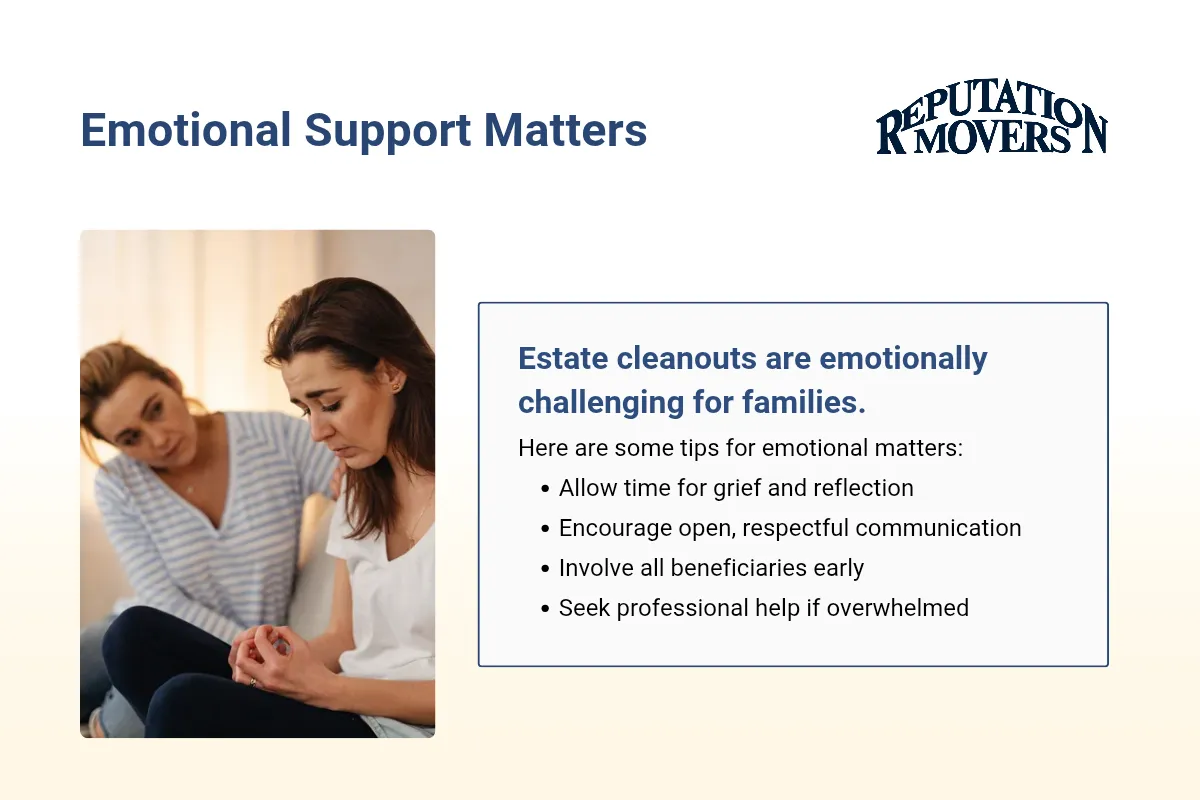 Emotional Considerations and Family Support for Estate Cleanout
