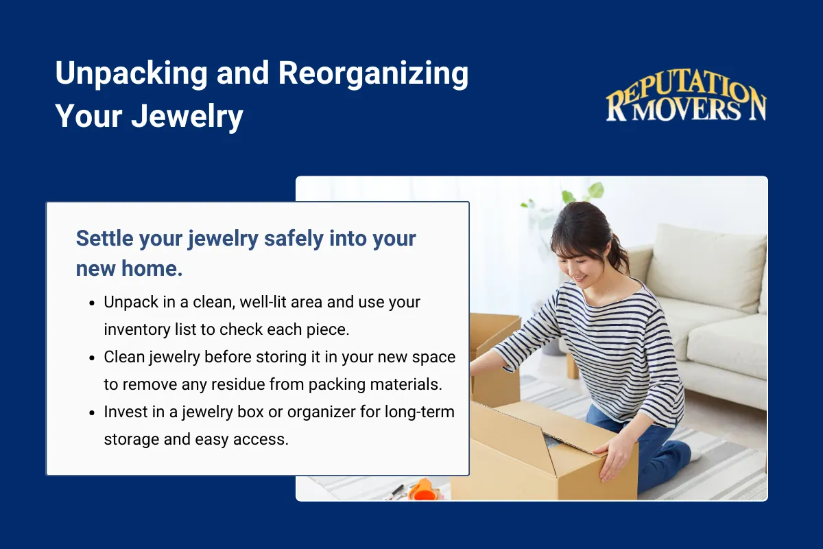 Unpacking and Reorganizing Your Jewelry