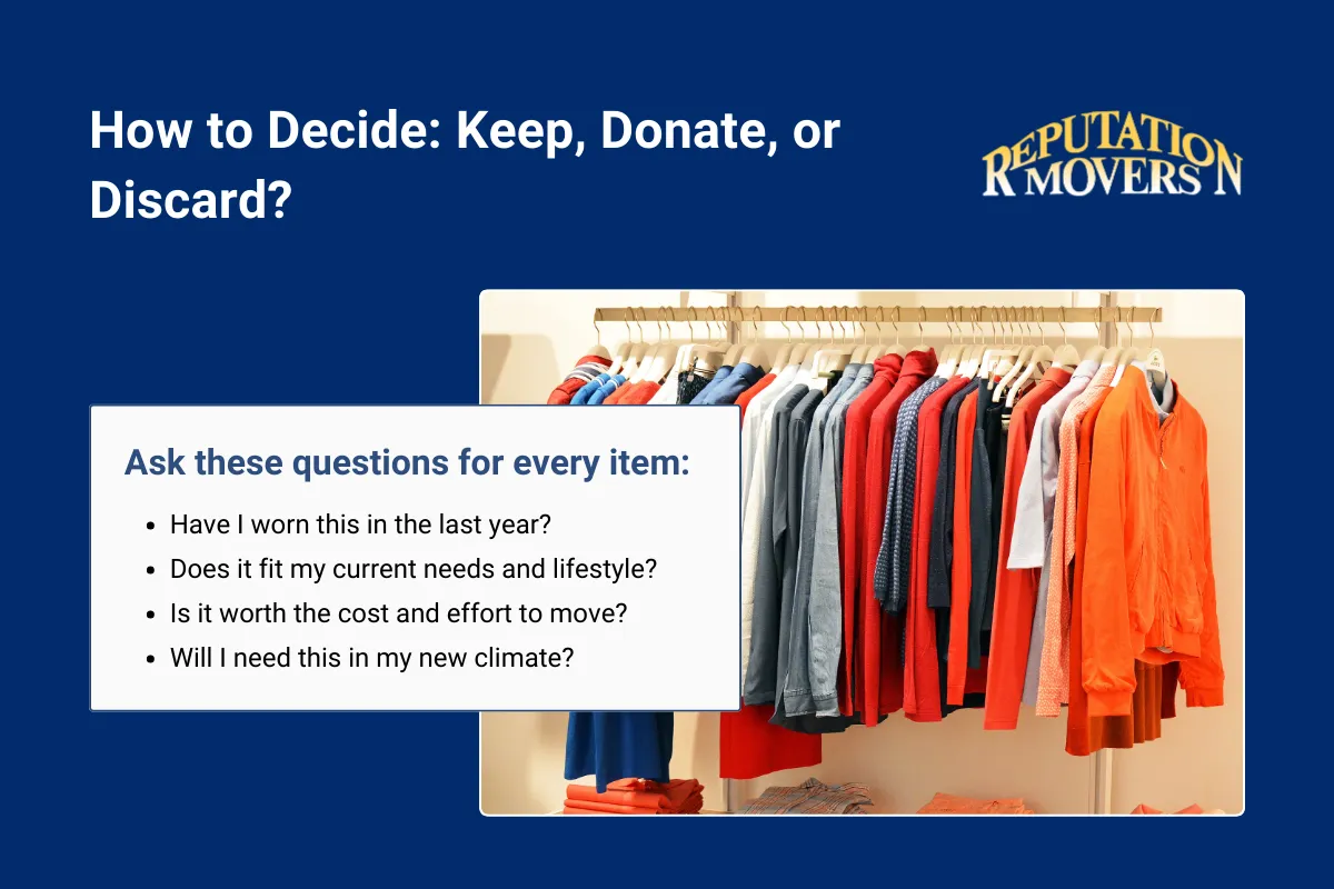 How to Decide What to Keep, Donate, or Discard