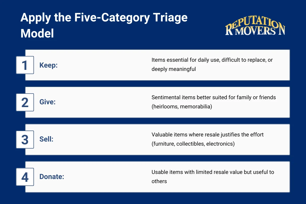 Apply the Five-Category Triage Model.webp