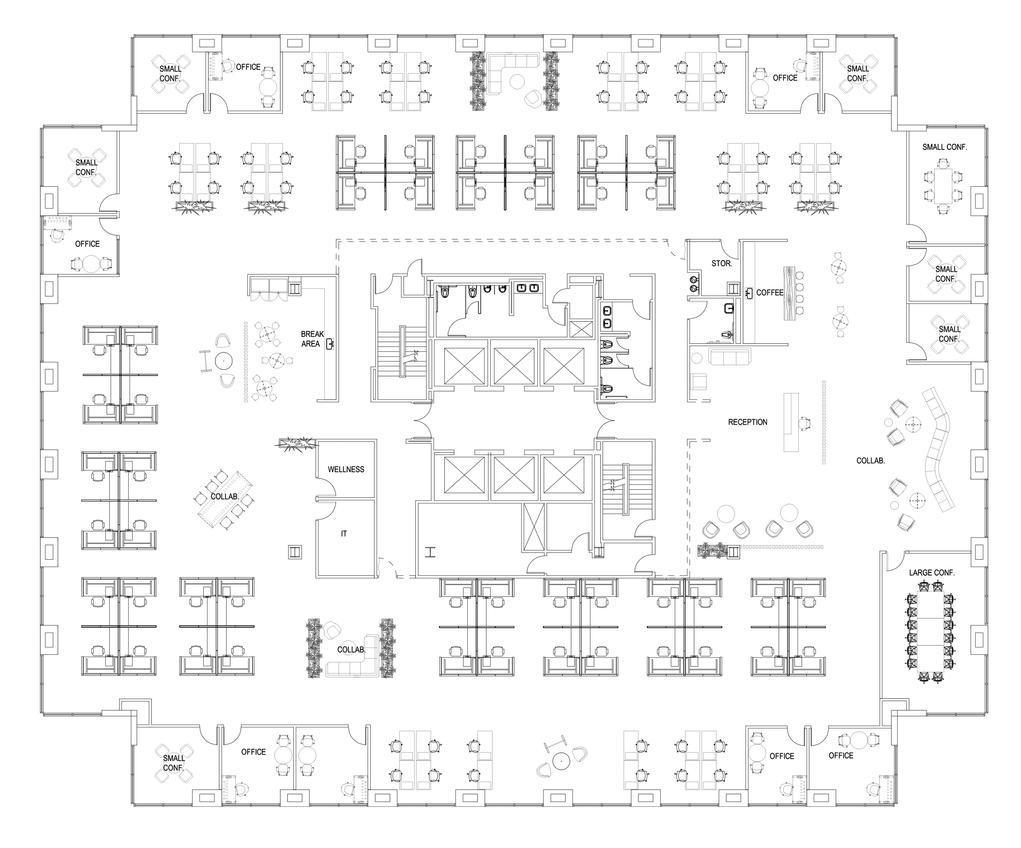 Suite 600 floor plan layout